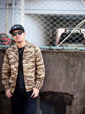 小原 壮大朗さん（メンズ・183cm）の秋コーディネート