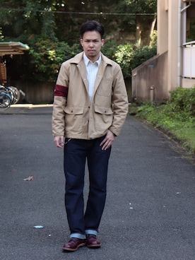 小原 壮大朗さん(メンズ・183cm)の秋コーディネート