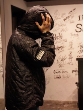 「Subciety（サブサエティ）のアイテム（ダウンジャケット/コート）」を使った、小原 壮大朗さん（メンズ・183cm）の秋コーディネート