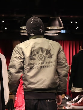 「Subciety（サブサエティ）のアイテム（財布/小物）」を使った、小原 壮大朗さん（メンズ・183cm）の冬コーディネート