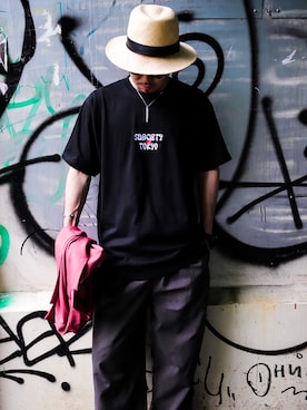 小原 壮大朗さん(メンズ・181cm)の夏コーディネート