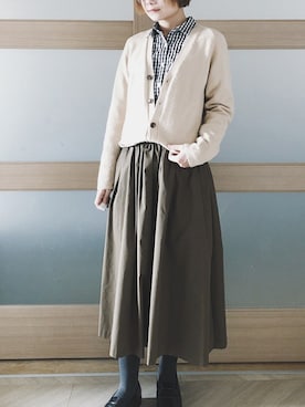 糖菜菜さん（レディース・158cm）の秋コーディネート