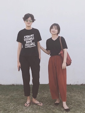 糖菜菜さん（レディース・158cm）の冬コーディネート