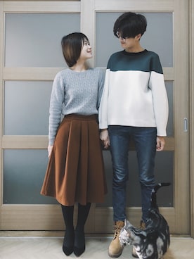 糖菜菜さん（レディース・158cm）の冬コーディネート