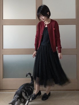 糖菜菜さん（レディース・158cm）の秋コーディネート