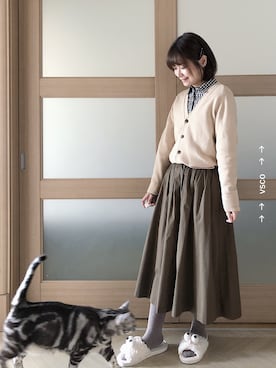 糖菜菜さん（レディース・158cm）の春コーディネート