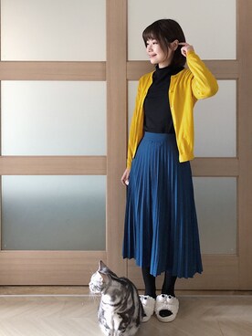 「mocha（モチャ）のアイテム」を使った、糖菜菜さん（レディース・158cm）の春コーディネート