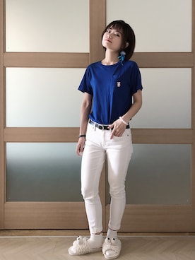 「:CHOCOOLATEのアイテム」を使った、糖菜菜さん（レディース・158cm）の夏コーディネート