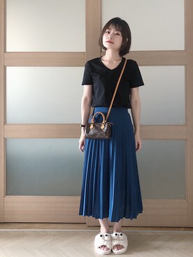 糖菜菜さん(レディース・158cm)の夏コーディネート