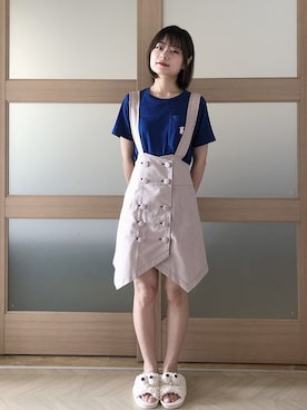 「:CHOCOOLATEのアイテム」を使った、糖菜菜さん（レディース・158cm）の夏コーディネート