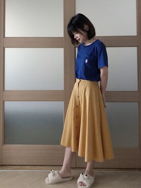 「:CHOCOOLATEのアイテム」を使った、糖菜菜さん（レディース・158cm）の夏コーディネート