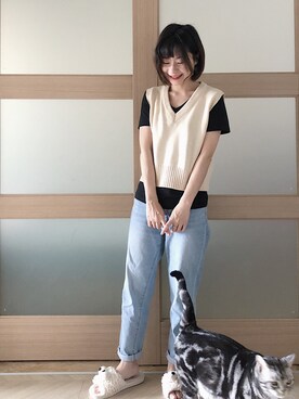 糖菜菜さん(レディース・158cm)の秋コーディネート