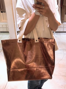 「ブロンズ」｜「アイテム（バッグ）」を使った、_uka_.0813さん（レディース・164cm）の秋コーディネート