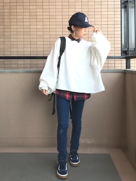 Vans 限定 Old Skool Gum Bumper バンズ オールドスクールを使ったレディース人気ファッションコーディネート Wear