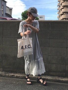 fumiさん（レディース・158cm）の夏コーディネート