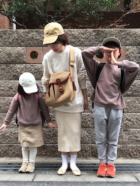 「Lee（リー）のアイテム（帽子）」を使った、fumiさん（レディース・159cm）の春コーディネート