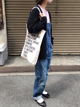 「LOWRYS FARM（ローリーズファーム）のバレエシューズ　802200（バレエシューズ）」を使った、fumiさん（レディース・159cm）の春コーディネート