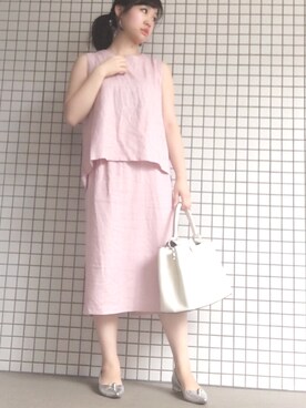 「DHOLIC（ディーホリック）のアイテム（その他）」を使った、aAAさん（レディース・159cm）の夏コーディネート