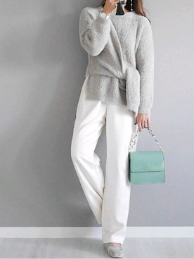 「フェザーヤーン」｜LADYMADE Stylingさん（レディース・160cm）の冬コーディネート