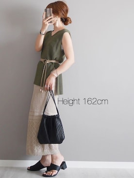 「LADYMADE（レディメイド）のアイテム」を使った、LADYMADE Stylingさん（レディース・160cm）の夏コーディネート