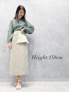 「上品」｜LADYMADE Stylingさん（レディース・160cm）の春コーディネート