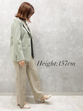 「made in japan」｜LADYMADE Stylingさん（レディース・160cm）の春コーディネート