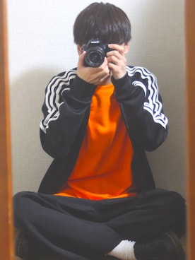 「アイテム（ジャージ）」を使った、スイさん（メンズ・170cm・10代）の秋コーディネート