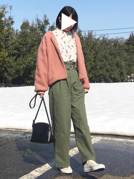 「rps（アールピーエス）のアイテム（ブルゾン）」を使った、maimiさん（レディース・156cm）の冬コーディネート