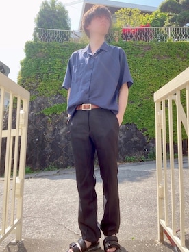 「韓国風コーデ」｜「アイテム（アクセサリー）」を使った、taani さん（メンズ・173cm）の春コーディネート