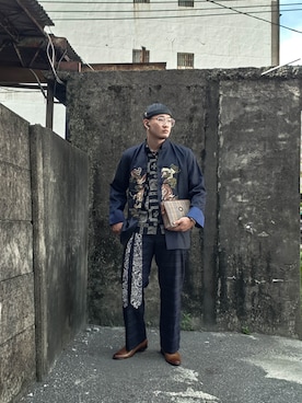 「アイテム（その他アウター）」を使った、grayhumerさん（メンズ・182cm・20代）の夏コーディネート