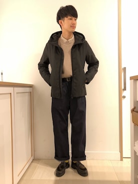 Tatsuya Uedaさん（メンズ・180cm）の冬コーディネート