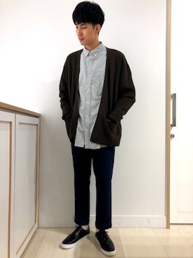 Tatsuya Uedaさん（メンズ・180cm）の秋コーディネート