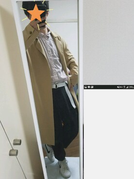 「JOURNAL STANDARD（ジャーナルスタンダード）のアイテム（トレンチコート）」を使った、のんさん（メンズ・173cm）の春コーディネート