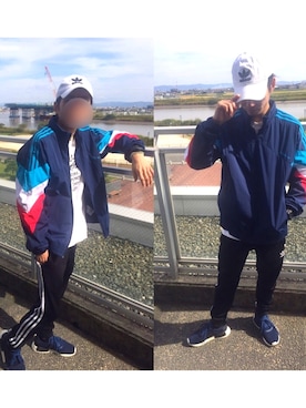 「adidas Originals（アディダスオリジナルス）のアイテム（ブルゾン）」を使った、T-Rightさん（メンズ・166cm）の秋コーディネート