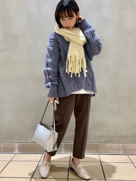 まやさん(レディース・153cm)の冬コーディネート
