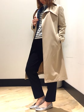 「a.v.v（アーヴェヴェ）のアイテム（セットアップ）」を使った、hanakoさん（レディース・158cm）の冬コーディネート