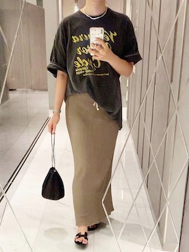 「HERMES（エルメス）のアイテム（シューズ）」を使った、ayumiさん（レディース・165cm）の夏コーディネート