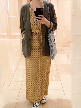 「Daniel Wellington（ダニエルウェリントン）の販売終了クラシックペティット アッシュフィールド32mm（アナログ腕時計）」を使った、ayumiさん（レディース・165cm）の秋コーディネート