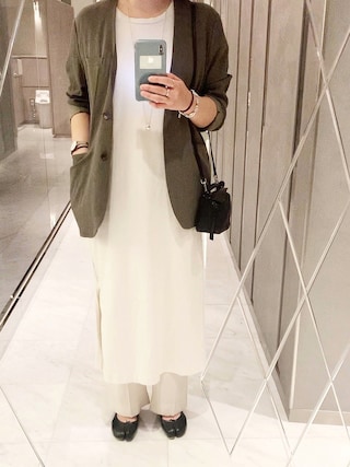 ６（ROKU）NO COLLAR JACKET ノーカラージャケット 6（ロク）の「＜6(ROKU)＞SET UP NO COLLAR JACKET/ジャケット