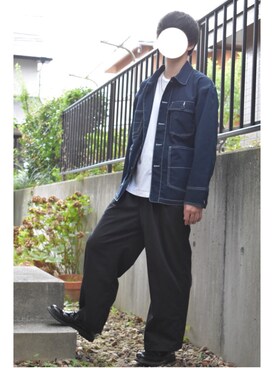 かーくん♪(ka-kun)さんの「Hanes×SHIPS AUTHENTIC PRODUCTS: Tシャツ Japan Fit（2枚組）」を使ったコーディネート