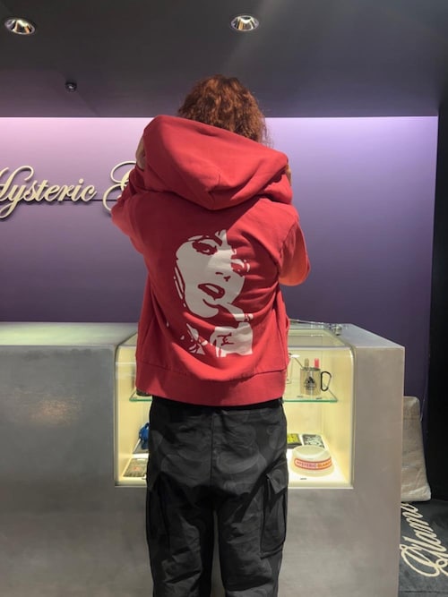 HYSTERIC GLAMOUR HYSTERIC RADIO フードシャツ HYSTERIC GLAMOUR HYSTERIC RADIO フードシャツ