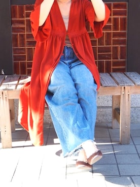 ECスタッフ１さん（レディース・159cm）の夏コーディネート