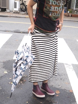 「ORNER（オルネー）のアイテム」を使った、ECスタッフ１さん（レディース・159cm）の夏コーディネート