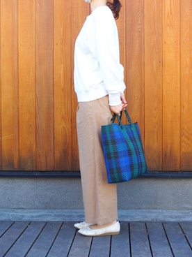 ECスタッフ１さん（レディース・159cm）の冬コーディネート