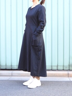 ECスタッフ1さん(レディース・159cm)の冬コーディネート