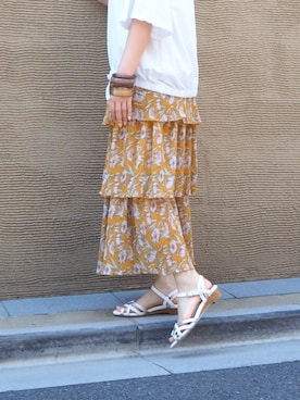 ECスタッフ1さん(レディース・160cm)の夏コーディネート