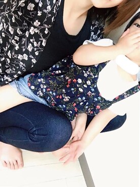 「Avail（アベイル）のアイテム（その他アウター）」を使った、r_mさん（キッズ・90cm）の春コーディネート