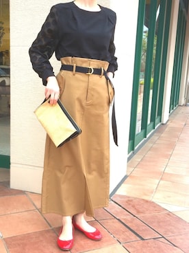 「PICCIN（ピッチン）のアイテム」を使った、PICCIN  百道浜店さん（レディース・158cm）の春コーディネート