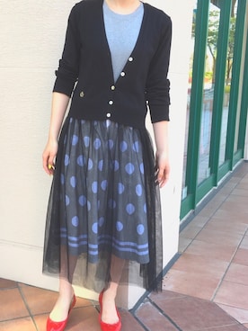 「ニットワンピ」｜PICCIN  百道浜店さん（レディース・158cm）の春コーディネート