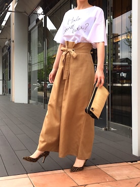 「PICCIN（ピッチン）のアイテム」を使った、PICCIN  百道浜店さん（レディース・158cm）の春コーディネート